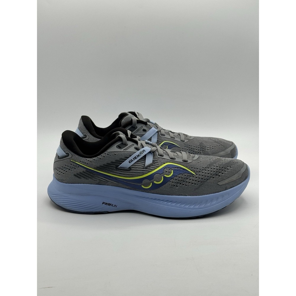 Saucony Guide 15 Womens Running Shoes Grey Olive Yellow S10810-15 Size 11